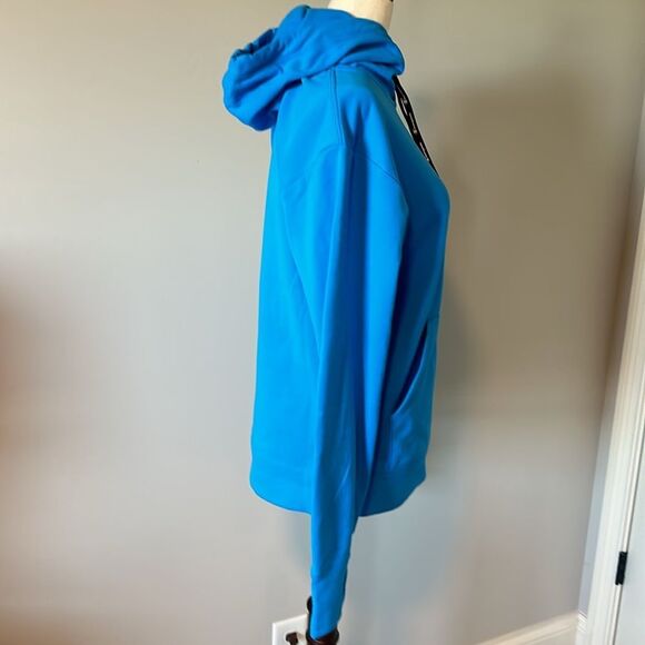 NWT sz S Champion blue lagoon teal hoodie with pouch front - Picture 4 of 10